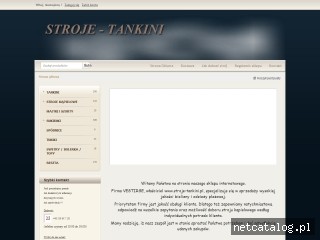 Zrzut ekranu strony stroje-tankini.pl