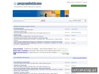 Zrzut ekranu strony pracy.vysledek.com