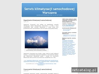 Zrzut ekranu strony www.serwis-klimatyzacji-samochodowej.sztukawyciszania.pl