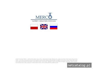Zrzut ekranu strony www.merco-napedy.pl