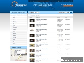Zrzut ekranu strony www.turbosprezarki-nowe.pl