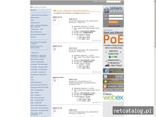 Zrzut ekranu strony www.qnap.fen.pl
