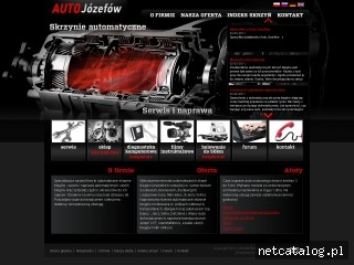 Zrzut ekranu strony www.autojozefow.pl