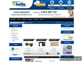 Zrzut ekranu strony www.mbrutto.pl