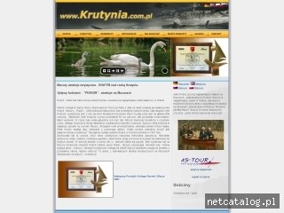 Zrzut ekranu strony www.krutynia.com.pl