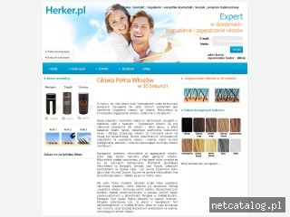 Zrzut ekranu strony www.herker.pl