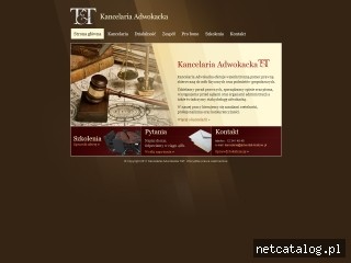 Zrzut ekranu strony www.adwokat-krakow.pl