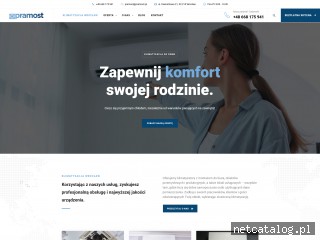 Zrzut ekranu strony pramost-klimatyzacja.wroclaw.pl