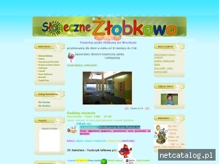 Zrzut ekranu strony www.slonecznyzlobek.pl