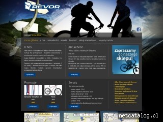 Zrzut ekranu strony www.revor.pl