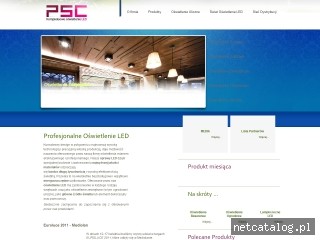 Zrzut ekranu strony led-psc.pl