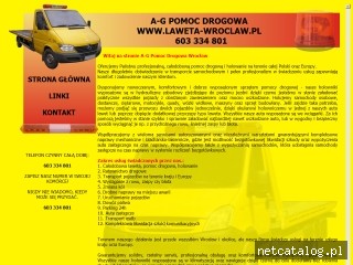 Zrzut ekranu strony www.laweta-wroclaw.pl