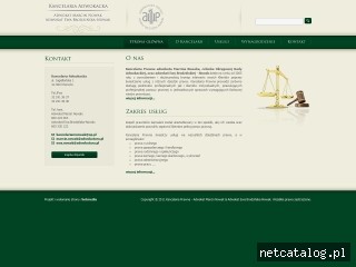 Zrzut ekranu strony www.nowakadwokat.pl