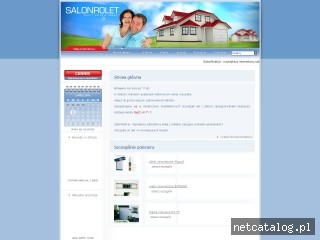 Zrzut ekranu strony www.salon-rolet.pl