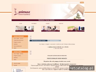 Zrzut ekranu strony www.animusz.pl
