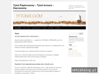 Zrzut ekranu strony www.tytonie.com