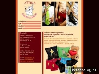 Zrzut ekranu strony www.attika.pl