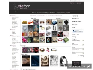 Zrzut ekranu strony www.ellefant.pl