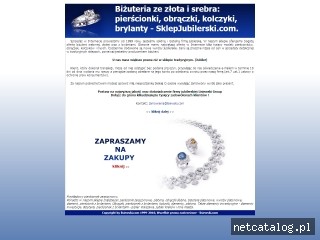 Zrzut ekranu strony www.sklepjubilerski.com