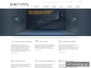 Zrzut ekranu strony www.sempai.pl