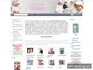 Zrzut ekranu strony www.babycolibra.pl