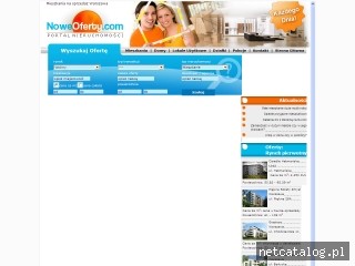 Zrzut ekranu strony www.mieszkanianasprzedazwarszawa.noweoferty.com