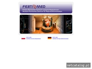 Zrzut ekranu strony www.ferti-med.com