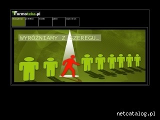 Zrzut ekranu strony www.formoteka.pl