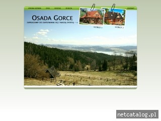 Zrzut ekranu strony www.osadagorce.pl