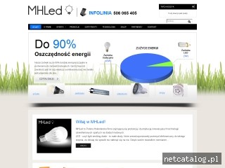 Zrzut ekranu strony www.mhled.pl