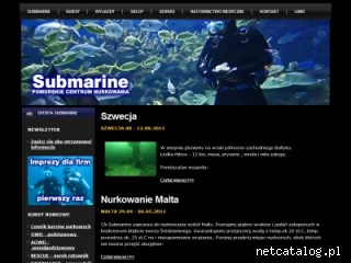 Zrzut ekranu strony www.submarine.org.pl