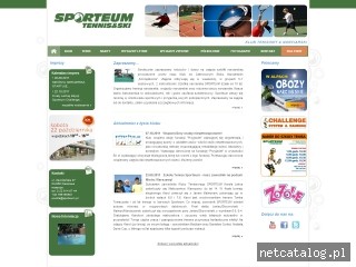 Zrzut ekranu strony www.sporteum.pl