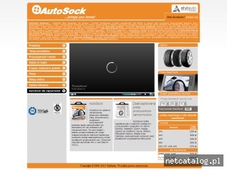 Zrzut ekranu strony www.autosock.com.pl