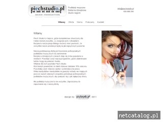 Zrzut ekranu strony www.piechstudio.pl